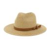 Big Size Panama Hat Summer Sun Hats for Women Beach Straw Cap A C 56-58CM view 3