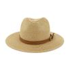 Big Size Panama Hat Summer Sun Hats for Women Beach Straw Cap A C 56-58CM view 4
