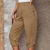 Joggers for Women Athletic Fit Outdoor Running Sports Sweatpants High Waist Capris Cropped Trousers Lounge Work Pants view 3