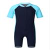 vastwit One Piece Swimsuit for Kids Boys Girls UV Protection Surfing Suit Beach Swimwear Rash Guard Navy Blue&Sky Blue 8 Years view 1
