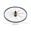 Mountain Bike Wheelset, 27.5 Wheelset Aluminum Alloy Rim Disc Brake MTB Wheelset, Fit Front 15 * 100mm Rear 12 * 135mm MTB Wheelset,Dual Six Hole Disc Brakes (Gold, 27.5Inch) view 3