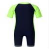 vastwit One Piece Swimsuit for Kids Boys Girls UV Protection Surfing Suit Beach Swimwear Rash Guard Navy Blue&Fluorescen 12 Years view 2