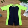 vastwit One Piece Swimsuit for Kids Boys Girls UV Protection Surfing Suit Beach Swimwear Rash Guard Navy Blue&Fluorescen 12 Years view 3