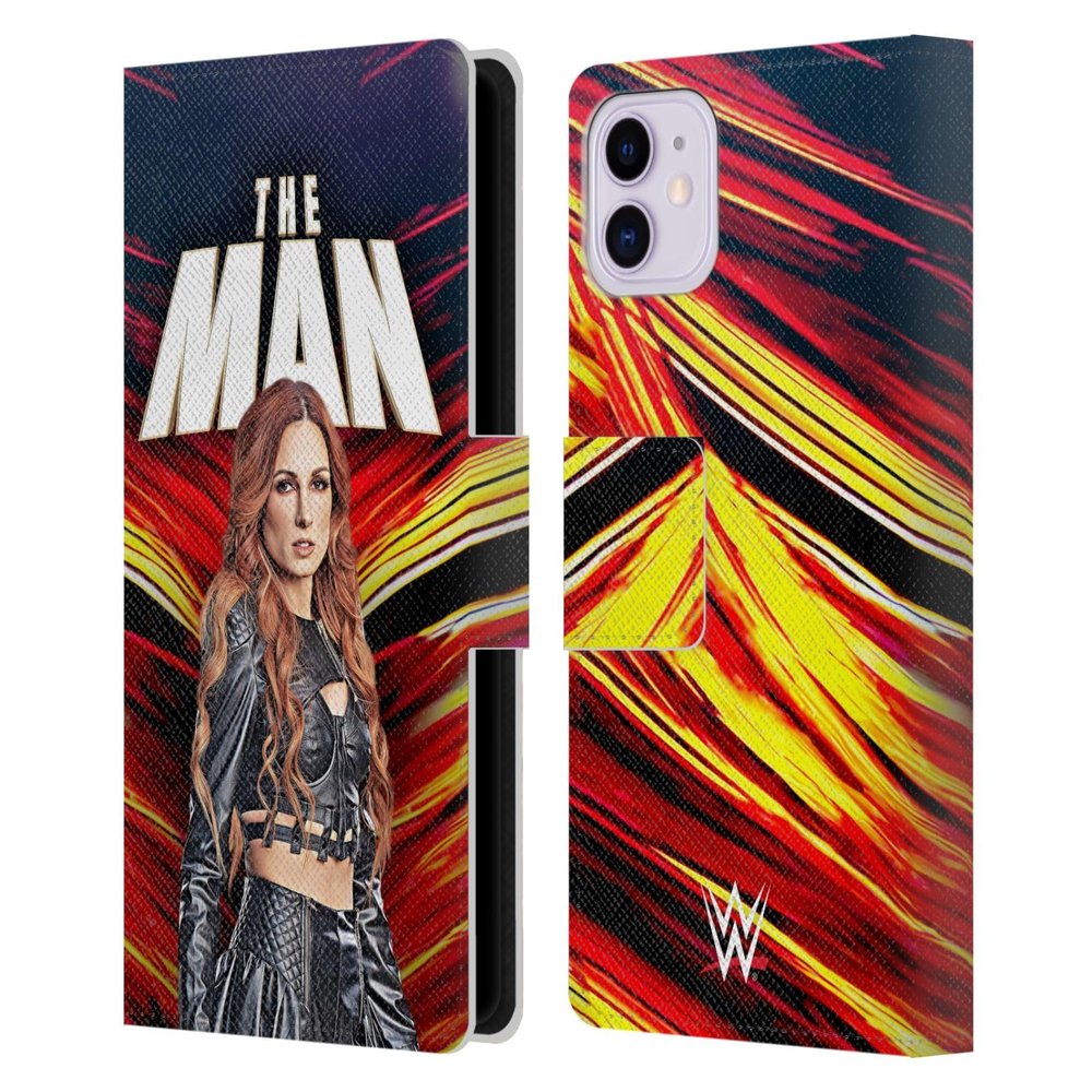 Head Case Designs Officially Licensed WWE The Man Becky Lynch Leather Wallet Case Compatible with Apple iPhone 11