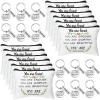 Talltalk 24 Pcs Employee Appreciation Cosmetic Bag Keychains Set Thank You Keyrings Gifts for Coworkers Women Nurse Teacher(You are Loved) view 1