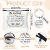 Talltalk 24 Pcs Employee Appreciation Cosmetic Bag Keychains Set Thank You Keyrings Gifts for Coworkers Women Nurse Teacher(You are Loved) view 3