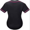 babyhealthy Women Baseball Jersey Button Down Plain Tshirts Hip Hop Softball Sports Active Tee view 3