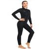 3MM One Piece Wetsuits, Full Body Ultra Stretch Neoprene Wetsuit Diving Suit for Men Women, Adjustable Neck Swimming Wet Suit for Snorkeling Scuba Surfing,Women,S view 2