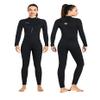 3MM One Piece Wetsuits, Full Body Ultra Stretch Neoprene Wetsuit Diving Suit for Men Women, Adjustable Neck Swimming Wet Suit for Snorkeling Scuba Surfing,Women,S view 3