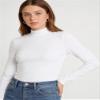 YumiDay Womens Mock Turtleneck Base Layer(White,XS) view 3