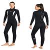 3Mm Full Body Wetsuit for Men Women, Ultra Stretch Neoprene Diving Suit with Back Zip Adjustable Neck for Snorkeling, Scuba, Swimming, Surfing,Women,XS view 2