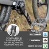 BUCKLOS Mountain Bike Pedals MTB Pedals Flat, Bicycle Road Bike Adult Large Platform Pedal with Non-Slip Grips for Gravel/Ebike/Hybrid Bikes/Beach Cruiser(9/16 Nylon Grey) view 4