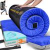 Gaialoop 3 Inch Memory Foam Camping Mattress, Dual Layer Thick Sleeping Camp Pad for Car Tent Cot, Roll-Up Portable Glamping Floor Bed for Guests Sleepover[Single: 75 * 30 * 3"] view 1