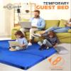 Gaialoop 3 Inch Memory Foam Camping Mattress, Dual Layer Thick Sleeping Camp Pad for Car Tent Cot, Roll-Up Portable Glamping Floor Bed for Guests Sleepover[Single: 75 * 30 * 3"] view 4