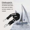 Adjustable Bimini Top Straps,Marine Awning Webbing Straps with Stainless Stee Heavy Duty Snap Hooks from 24" - 60",Bimini Top Hardware,Marine Nylon Top Strap 2PCS view 3
