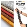 FUERU Car Steering Wheel Cover Set Car Steering Wheel Cover Carbon Fiber Mahogany Grain Thin and Breathable Fashion Car Interior (Color : 1#) view 3