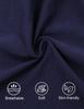 FEOYA Women Zip Up Hooded Pullover Sweater High Low Drop Shoulder Longline Gothic Drawstring Cardigan Long Sleeve Medieval Outwear Navy Blue 3XL view 2