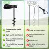 Eurmax USA Ground Anchors Screw in Trampoline Anchors High Wind Tent Stakes Heavy Duty Ground Stakes Trampoline Stakes Anchor Kit Set of 4 Bonus 4 Strong Belt (Black) view 4