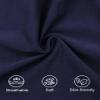 FEOYA Women's Longline Coat Long Sleeve Hooded Cloak Vintage High Low Hem Zipper Jacket Tunic Pullover Hoodies Navy Blue 4XL view 2