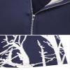 FEOYA Women's Longline Coat Long Sleeve Hooded Cloak Vintage High Low Hem Zipper Jacket Tunic Pullover Hoodies Navy Blue 4XL view 3