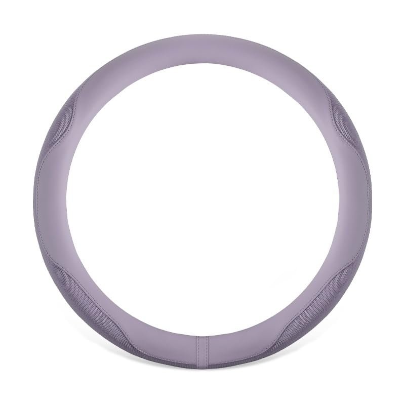 FUERU Car Steering Wheel Cover Set Car Steering Wheel Cover Breathable Ice Silk Soft Skin-Friendly Delicate Car Interior (Color : 5#)