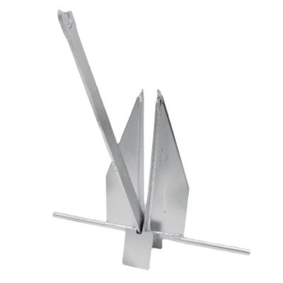 LJFMDLN Fluke Style Anchor Portable Galvanized Boat Anchor, 3.3LBS-33LBS Anchor Suitable for Different Size Boats (Size : 3.3 lb/1.5 kg)