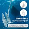 LJFMDLN Fluke Style Anchor Portable Galvanized Boat Anchor, 3.3LBS-33LBS Anchor Suitable for Different Size Boats (Size : 3.3 lb/1.5 kg) view 4