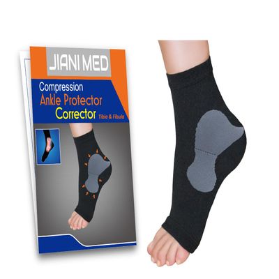 JianiMed Ankle Protector - Tibia and Fibula, Compression Support, Ankle Strains, Sprains, Protection, Daily Use, Taiwan Excellence S/M