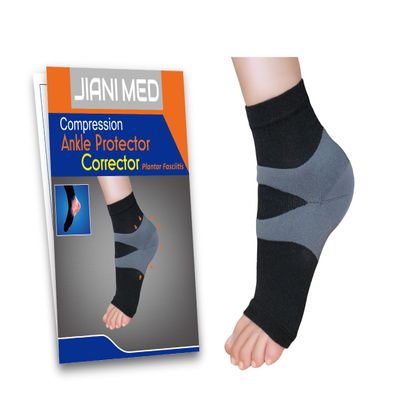JianiMed Ankle Protector - Plantar Fasciitis, Compression Support, Ankle Strains, Sprains, Protection, Daily Use, Taiwan Excellence S/M