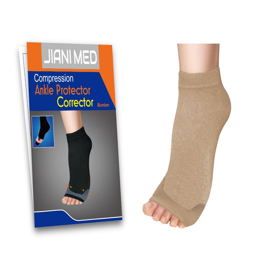 JianiMed Ankle Protector - Bunion, Corrector, Compression Support, Ankle Strains, Sprains, Protection, Daily Use, Taiwan Excellence L/XL