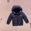 Zip-Up Coat for Toddler Kids Girls Boys Solid Color Hooded Jacket Fall Winter Warm Light Down Clothing Tops (Blue, 7-8Years) view 3