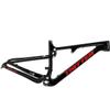 DHNCBGFZ 27.5ER 29ER Carbon Trail Mountain Bike Frame 120mm Frame Travel 148 * 12MM Thru Axle Rear Space with T47 Threaded Center Shaft Routing Internal (Color : Black red, Size : 27.5x15'') view 1
