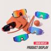 FUSHUI Cool Square Baseball Sunglasses For Kids, Youth Teens Softball Sunglasses Sturdy Frame for Boys Girls view 2