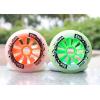 JHKJ Inline Wheels Replacement Wheels 90MM 100MM 110MM Inline Speed Wheels Hardness 85A 8-Pack for Outdoor Inline Hockey Replacement Wheels,Green,90MM view 2