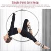 CMYUN Acrobatic Aerial Hoop/Lyra Hoop, Metal Art Dance Yoga Rings for Adult Kid, Gym Lyra Ring Set Gymnastics Fitness Equipment, 80/90/95cm (Size : Diameter-100cm(39 3/8")) view 4