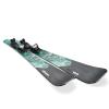 NORDICA Women's Wild Belle DC 84 Stable Durable Chassis Maneuverable All Mountain Alpine Snow Skis with TP2 Light 11 FDT Bindings, Black - Teal, 144 view 4