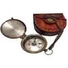 Authentic Brass Navigational Ship Sailor Instrument Vintage Quote Compass Mom You Will Always Be My Inspiration & MyTrue Guide in Compass Nautical Brass Compass with Leather Case view 1