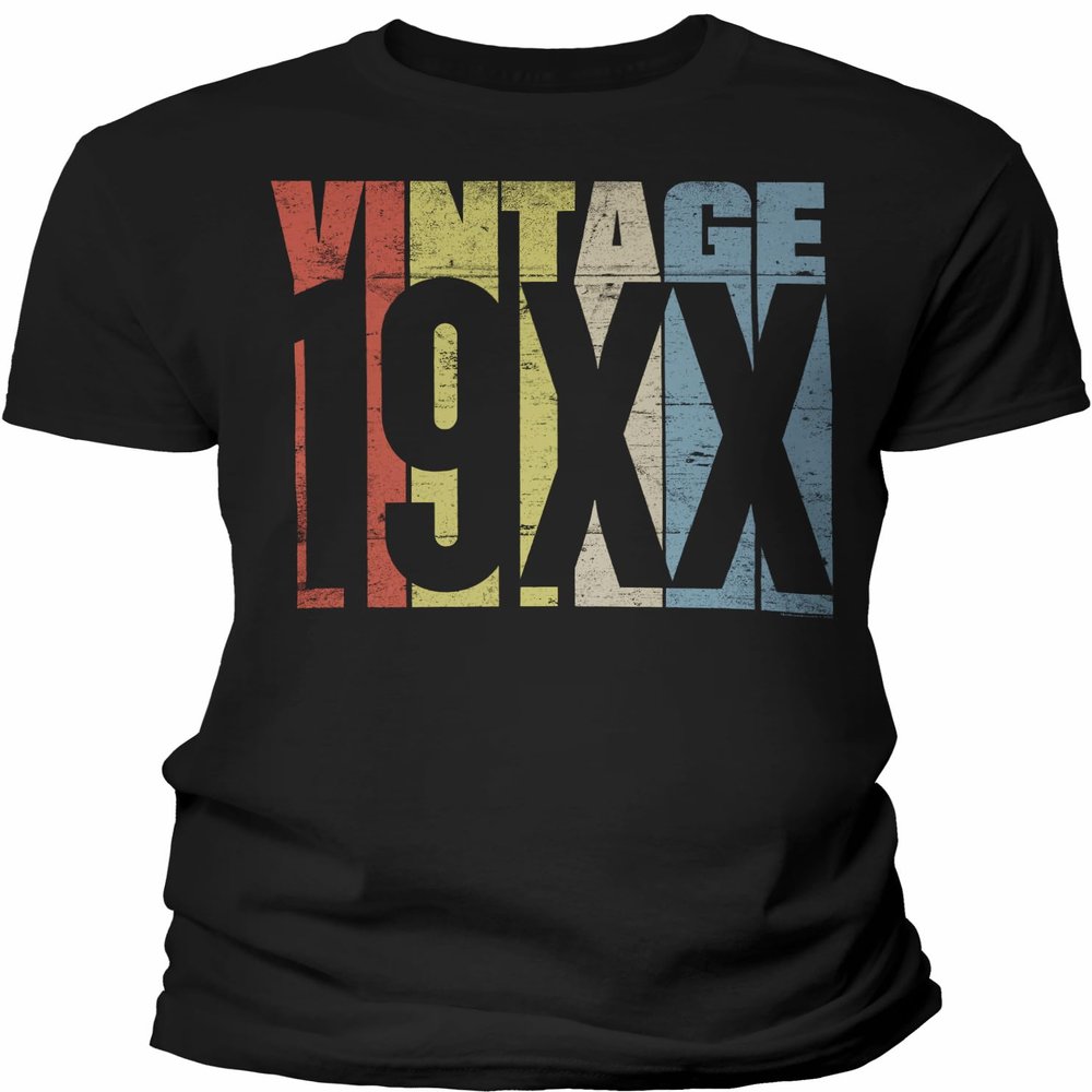 50th Birthday Gift Shirt for Men - (Birth Year) Vintage - Retro Birthday - 015-2X