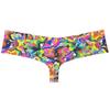 Jaxu Men's Mini Cheek Underwear Bulge Pouch Hipster Boxer Brief Booty Short Half Hip Brazilian Bikini Skimpy Swimwear Color Scrawl L view 3