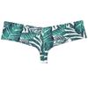 Jaxu Men's Mini Cheek Underwear Bulge Pouch Hipster Boxer Brief Booty Short Half Hip Brazilian Bikini Skimpy Swimwear Konjac Leaf M view 3