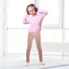 Aflyko Girls' Leggings Rose Gold Sparkle Big Kids Athletic Pants Dance Tights Yoga Ballet Comfortable Soft Everyday Wear 7-8T view 2