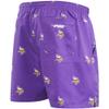 Pro Standard Men's Purple Minnesota Vikings Allover Print Mini Logo Shorts view 3