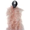 ZUCKER Turkey Feather Chandelle Boa - (72 Inch) - Christmas Decorations - Vibrant Holiday Home Decor - Heavy Feather Boas for Adults - Roaring 20's Costume, Mardi Gras Party Boa - Champagne view 4