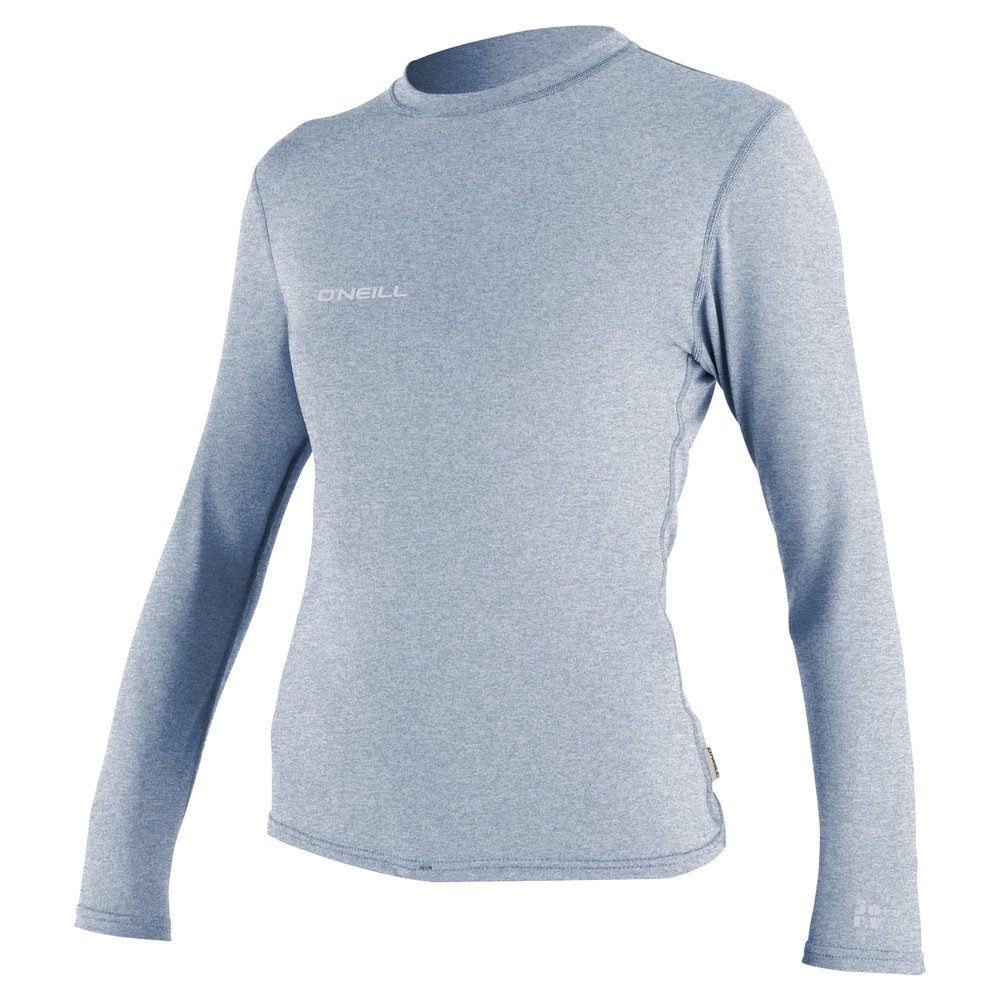 O'Neill Womens Hybrid Long Sleeve Sun Shirt, UPF 50+ Sun Protection, Rash Prevention for Surfing and All Water Activities, Infinity, Small