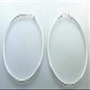 2 Inch Hoop Bright Polish Pair Earrings Sterling Silver PSE33 view 2