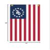 12X18 Betsy Ross 13 BENNINGTON 76 Star American Garden DOUBLE SIDED Flag view 2