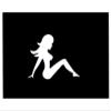 12x18 12"x18" Mudflap Lady Girl Sleeve Flag Boat Car Garden