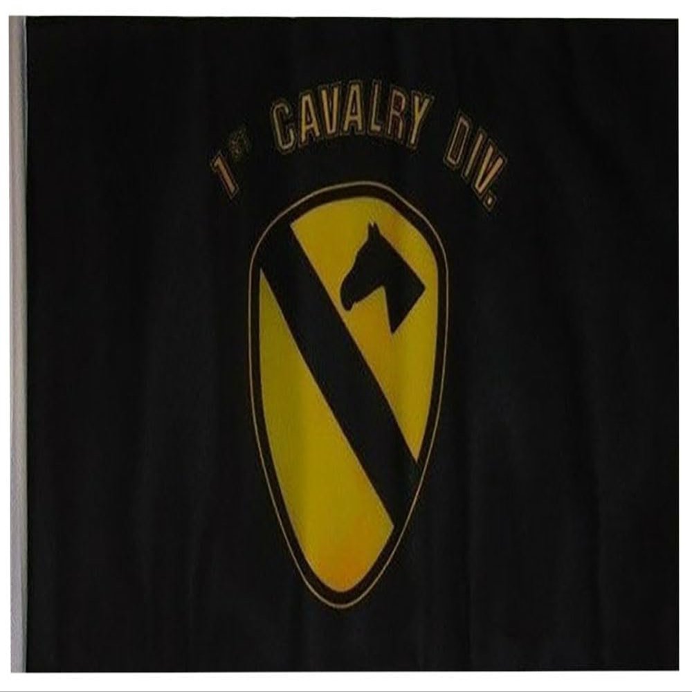 12x18 12"x18" Cavalry Division Black Sleeve Flag Boat Car Garden