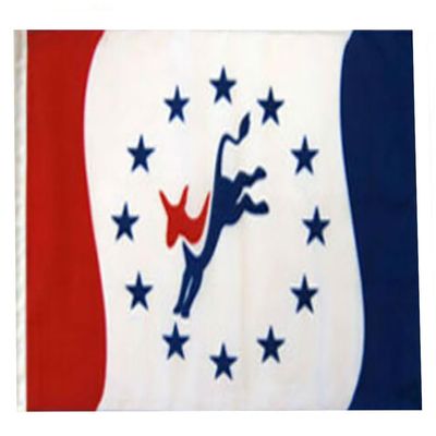 12x18 12"x18" Democratic Party Political Donkey Sleeve Flag Boat Car Garden