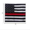 12x18 12"x18" USA Police Thin Blue & Fire Thin Red Line Sleeve Flag Boat Garden view 4